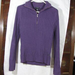 Calvin Klein Jeans Sweater Zipper Purple size Large